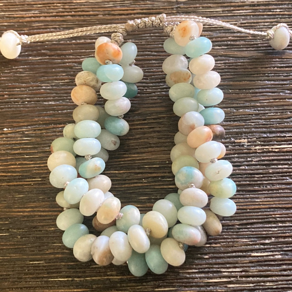 Beachy Amazonite Stone Bracelet